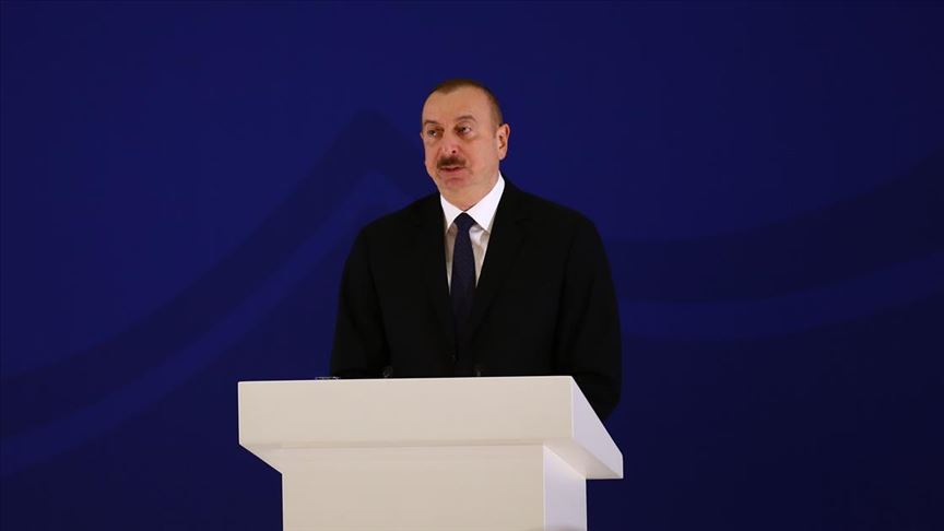 Azerbaycan Cumhurbaşkanı Aliyev'den yeni tip koronavirüs mesajı