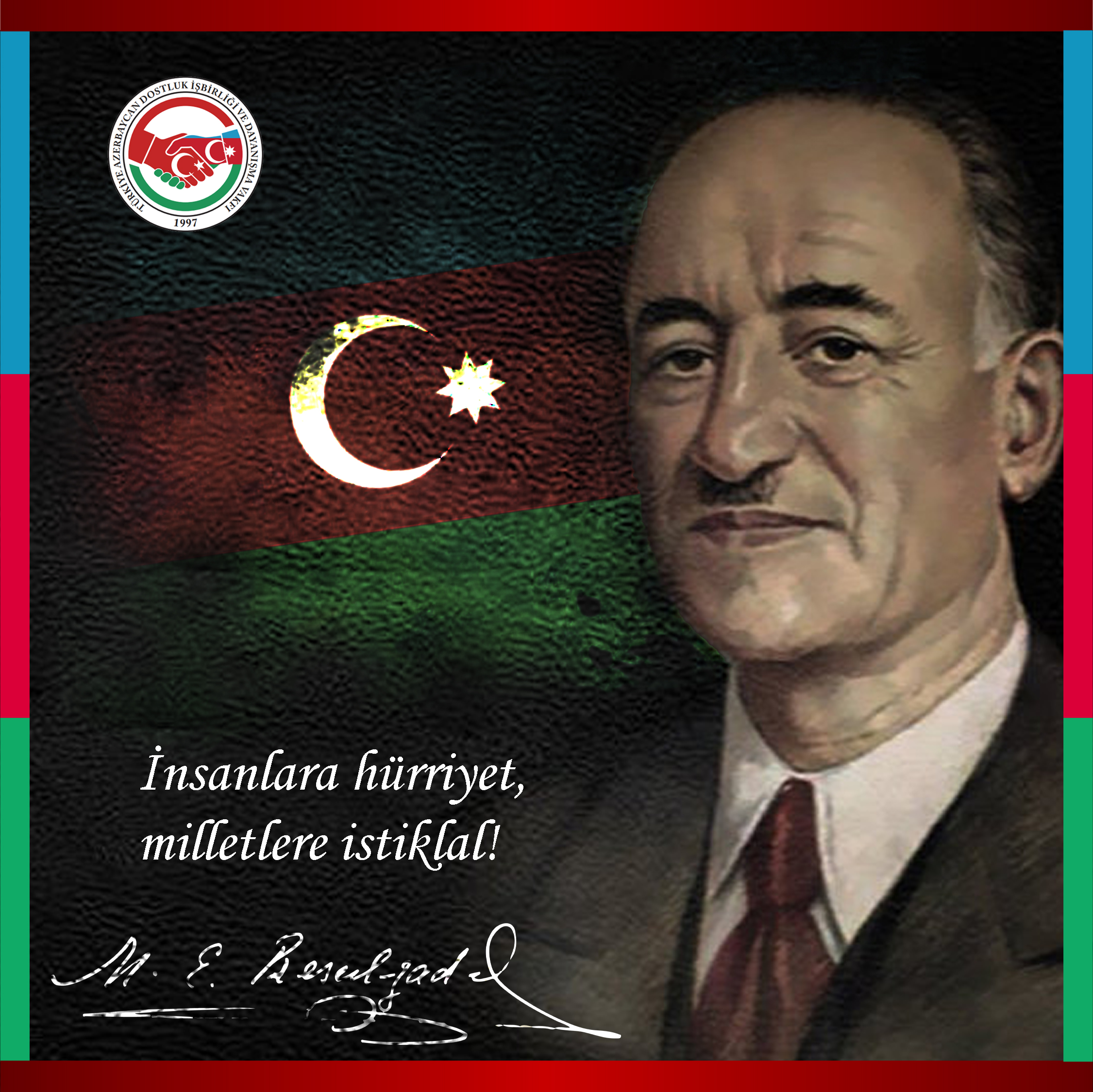 Azerbaycan Cumhuriyeti'nin kurucusu Mehmet Emin Resulzade vefatının 67. yılında anılıyor