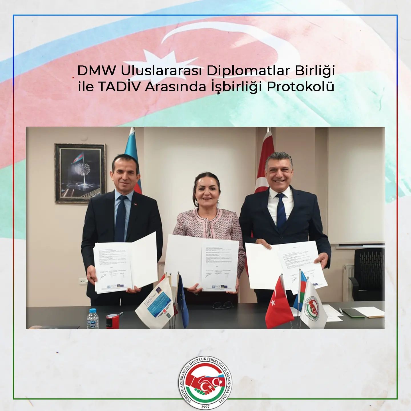 DMW Uluslararası Diplomatlar Birliği ve TADİV Arasında İşbirliği Protokolü İmzalandı