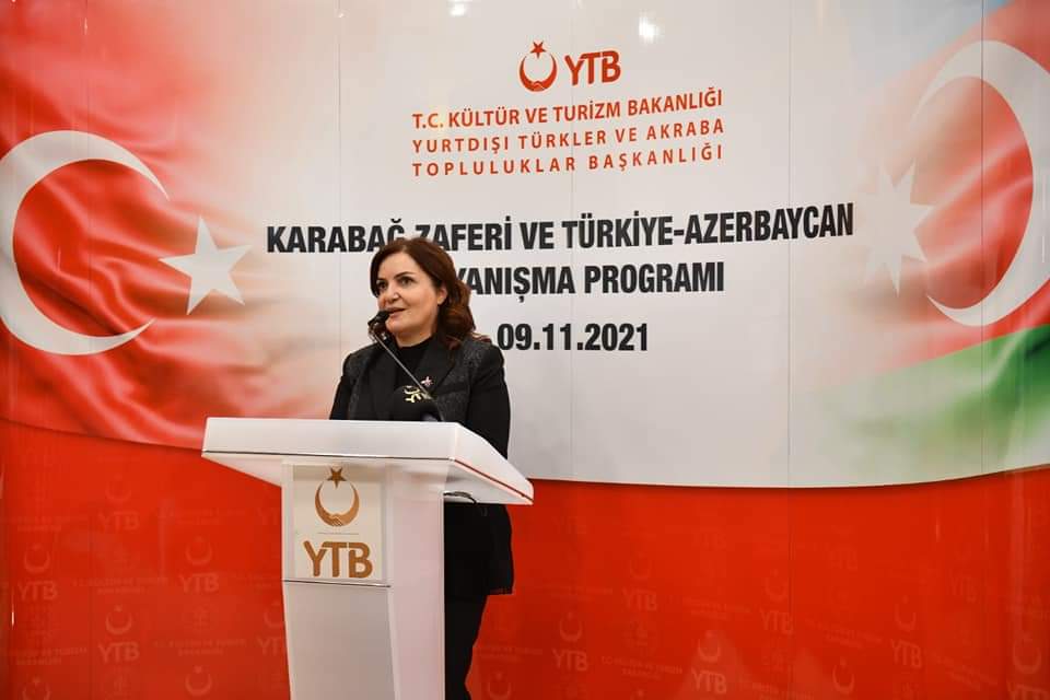 TADİV Başkanı Sn.Attar YTB'nin düzenlediği Karabağ Zaferi ve Türkiye-Azerbaycan dayanışma programına katıldı.