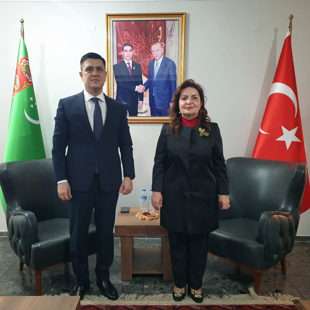 TADİV Başkanımız Prof.Dr.Aygün Attar Türkmenistan'ın Ankara Büyükelçisi Mekan İşankuliyev'e Ziyarette Bulundu